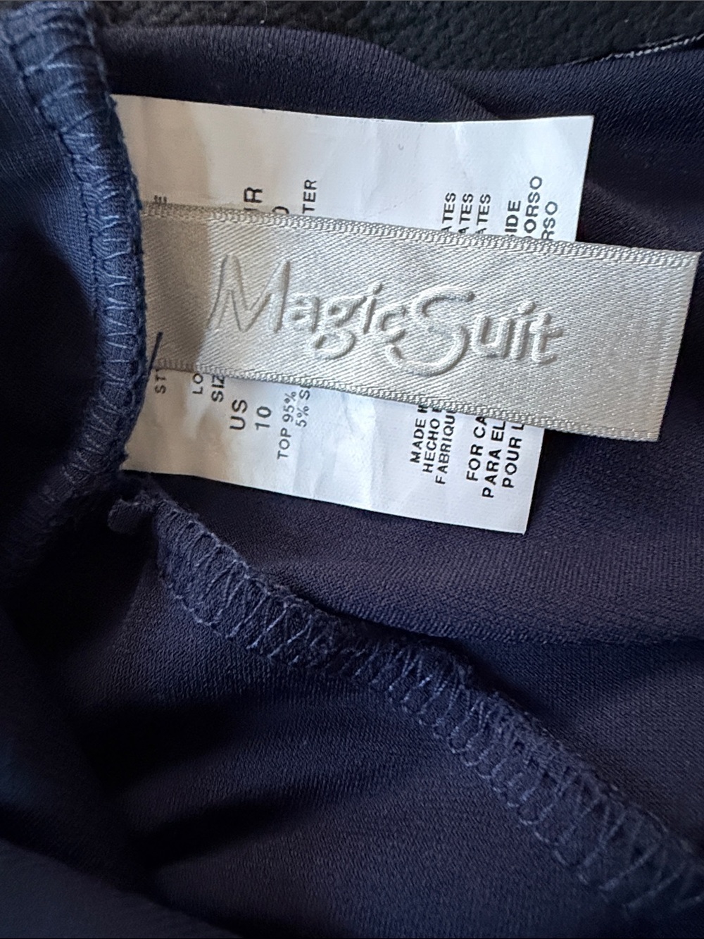 Magicsuit Navy Ruffle Swim Camisole - Picture 5 of 5